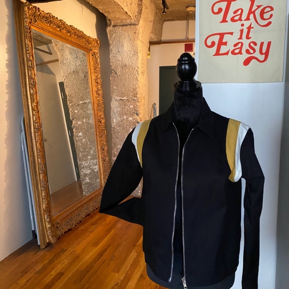 Very Rare brand NEW without tags Valfré Anxiety Levels black Bowler Jacket Sz S - Picture 6 of 16